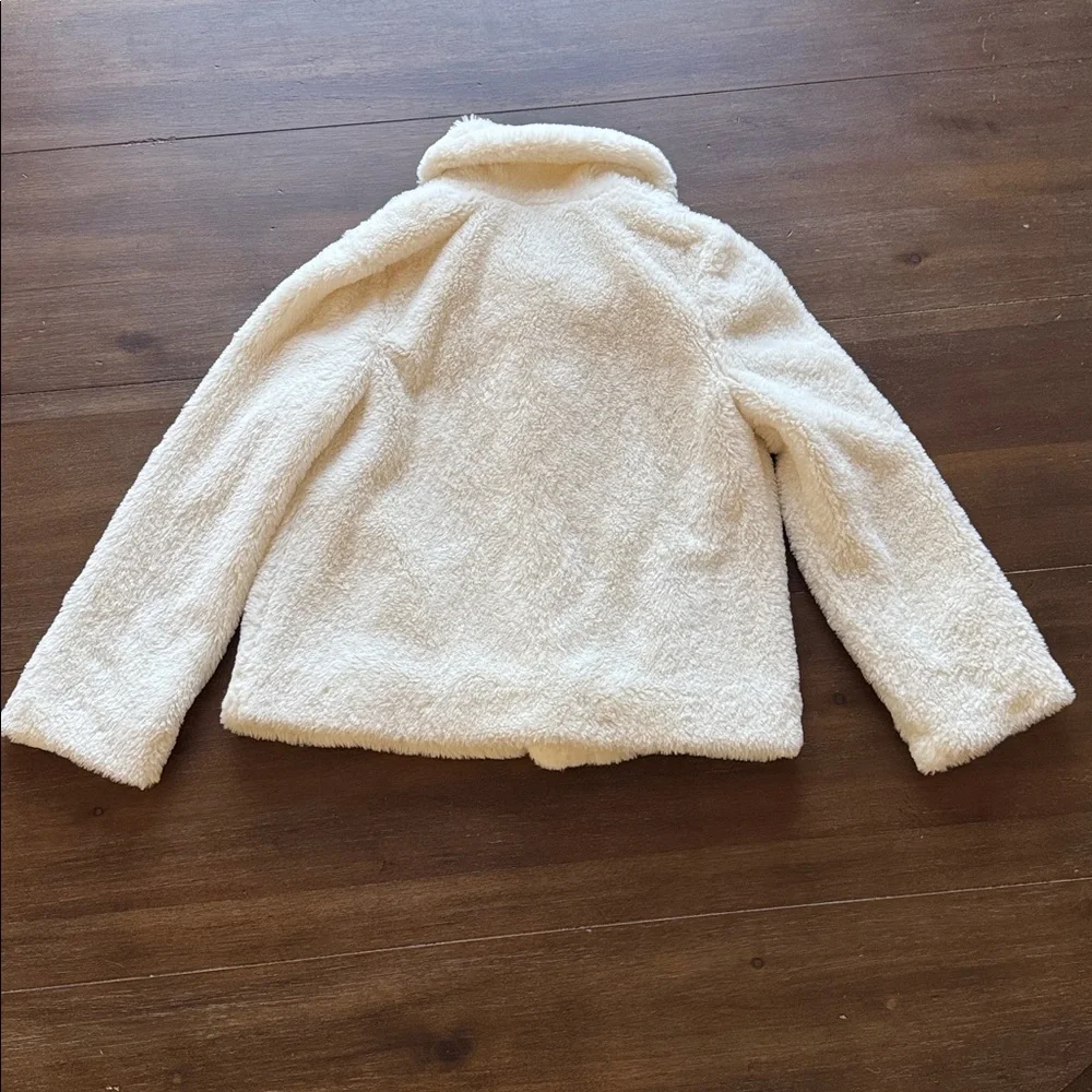 Size 7 to 8 Janie and Jack FAUX FUR Sherpa coat